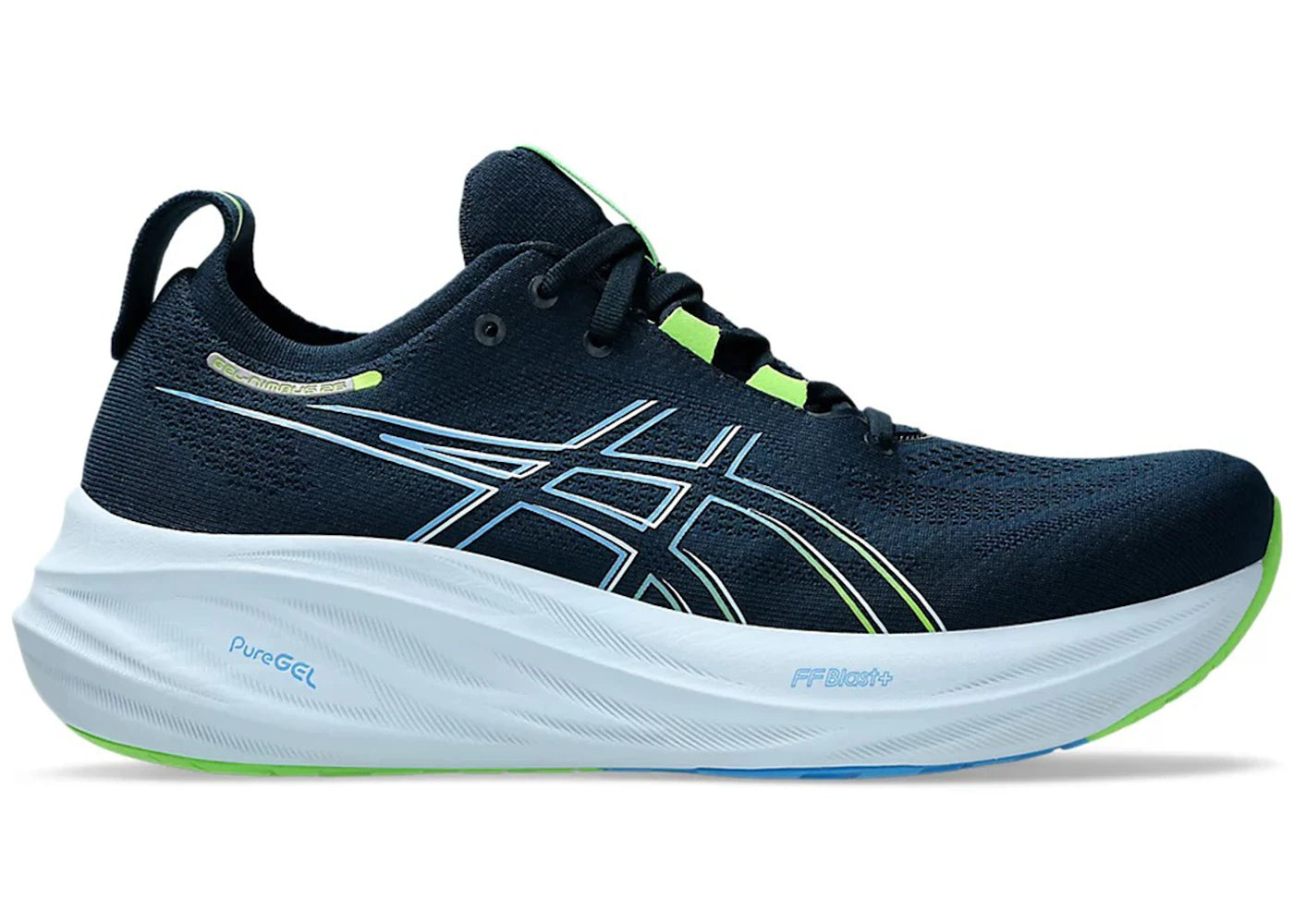 ASICS Gel-Nimbus 26-French Blue Electric Lime