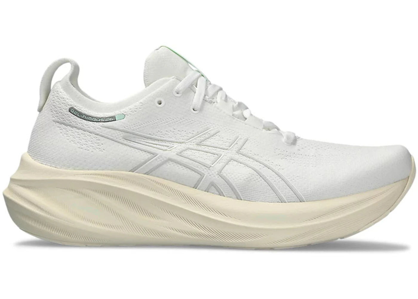 ASICS Gel-Nimbus 26-White Off White