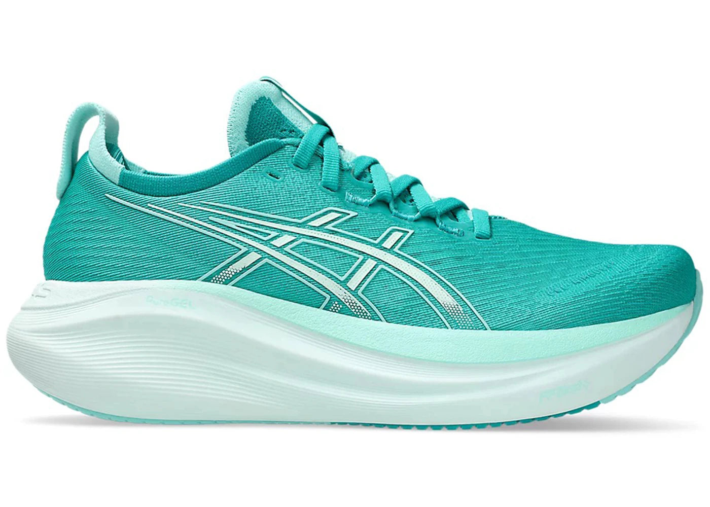 ASICS Gel-Nimbus 27-Wave Teal Illuminate Mint (Women's)