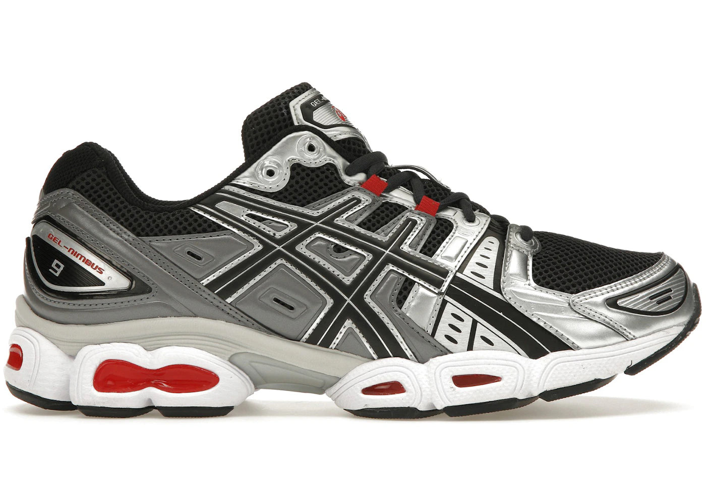 ASICS Gel-Nimbus 9-Graphite Grey Red
