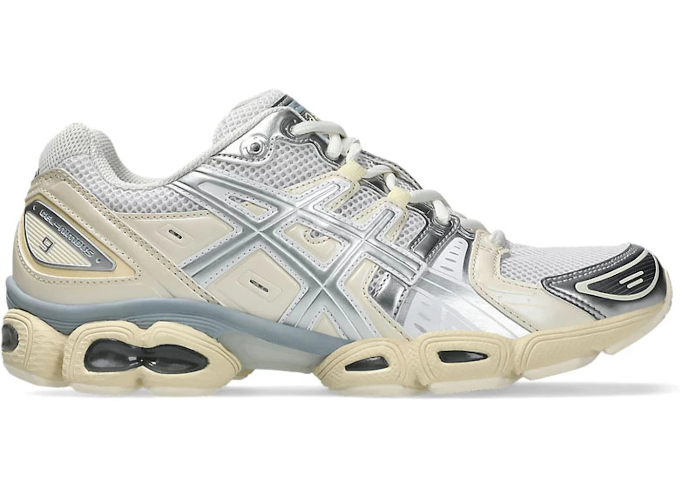 ASICS Gel-Nimbus 9-White Pure Silver