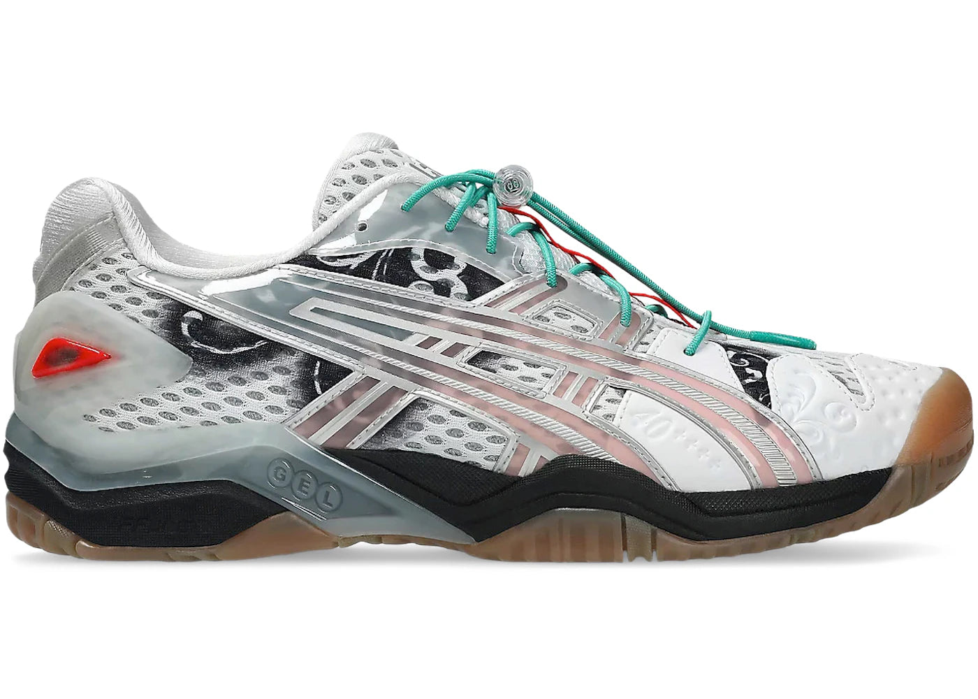 ASICS Gel-Resolution 5 Little Tokyo Table Tennis White Red - main view