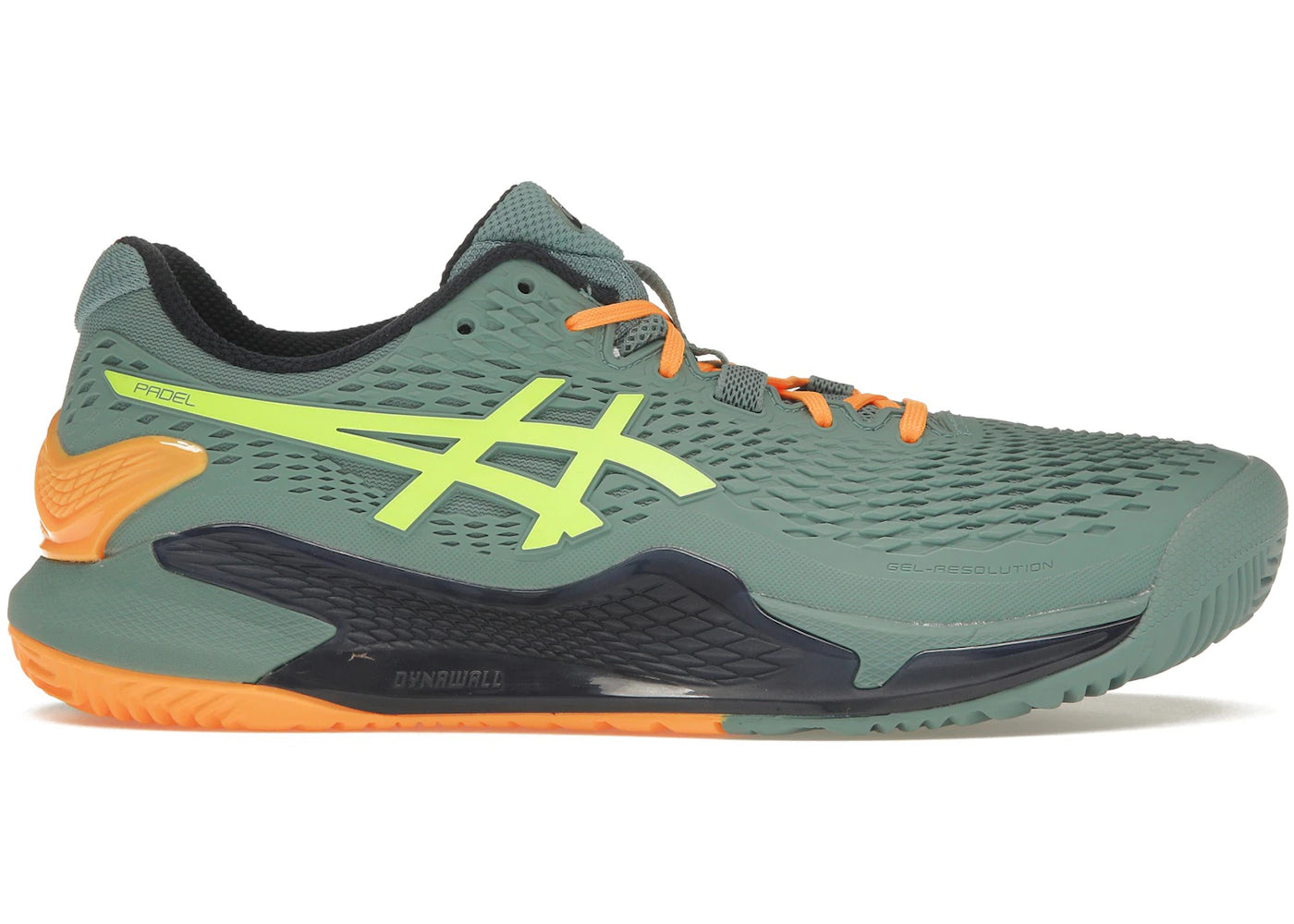 ASICS Gel-Resolution 9 Padel-Celadon Safety Yellow