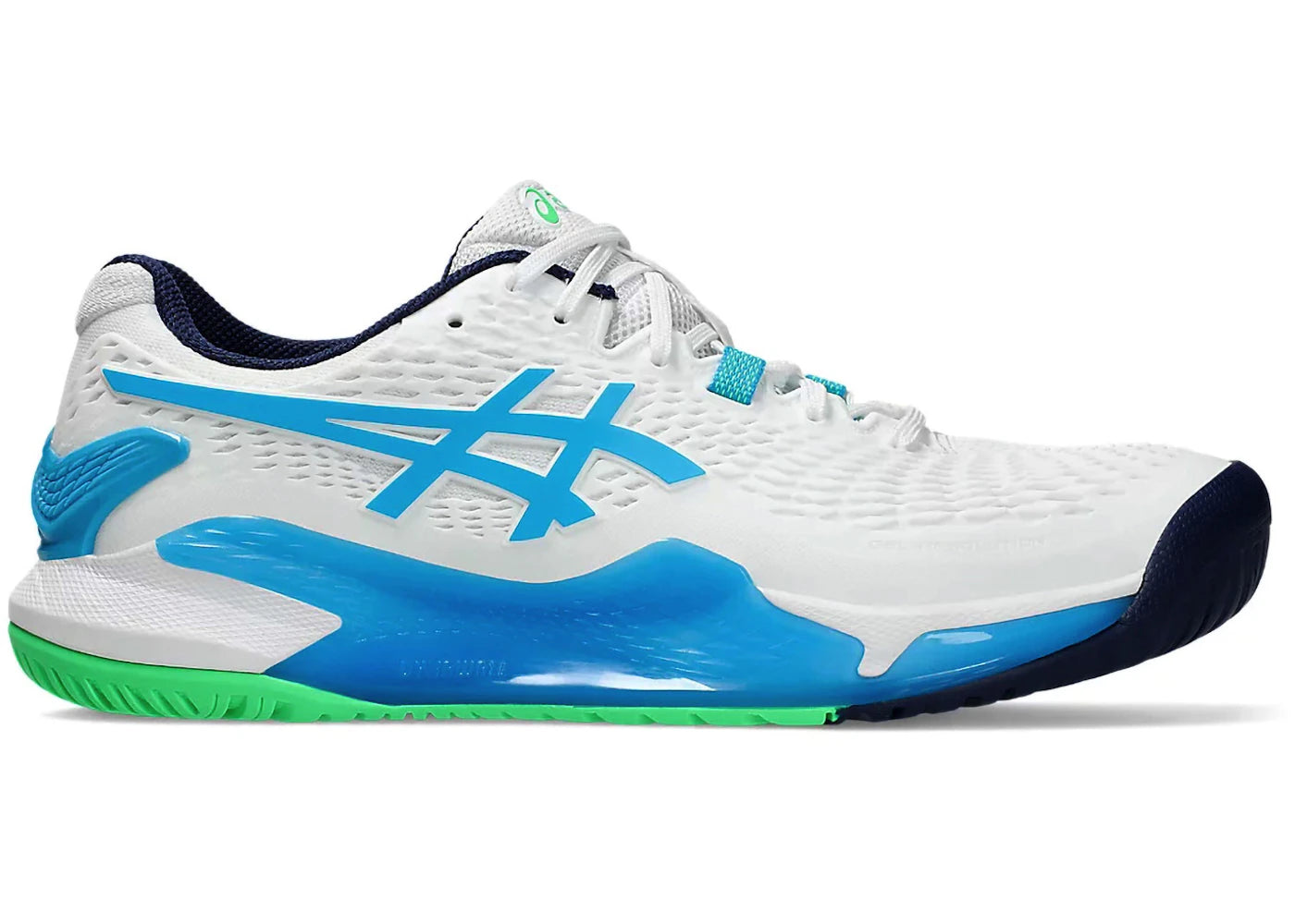 ASICS Gel-Resolution 9-White Digital Aqua