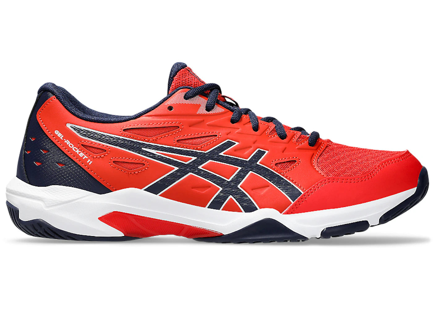 ASICS Gel-Rocket 11-Fiery Red Peacoat