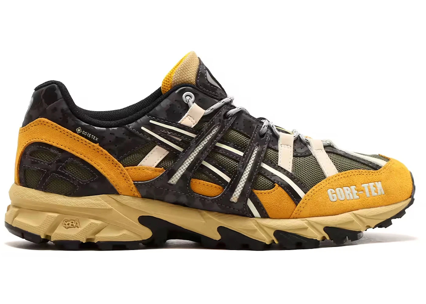 ASICS Gel-Sonoma 15-50-Gore-Tex Olive Canvas Yellow Orange