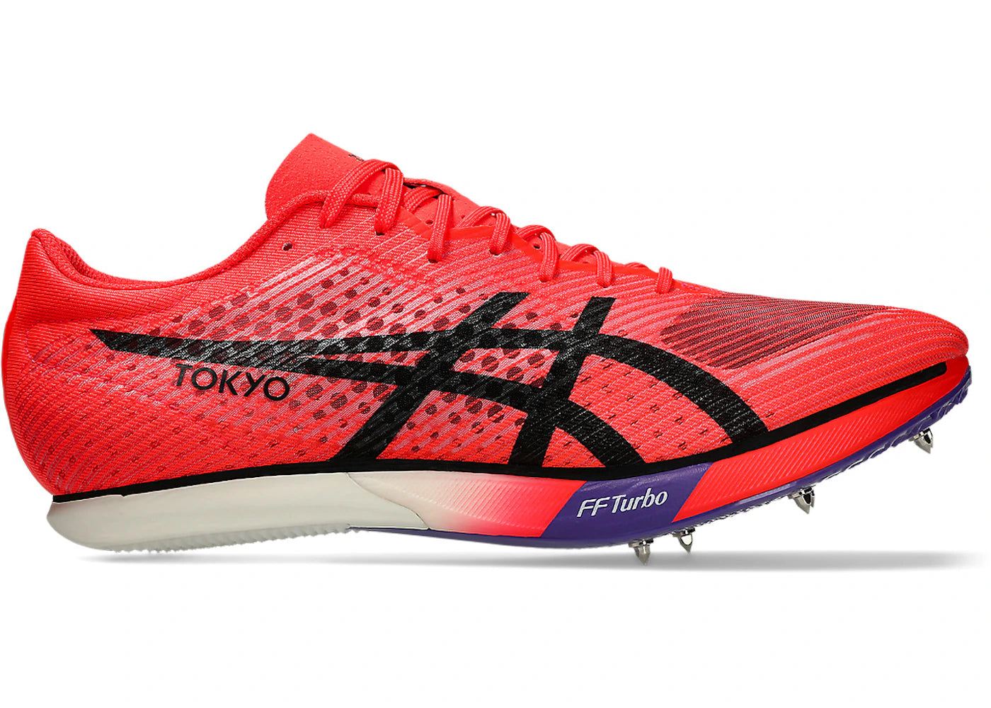 ASICS Metaspeed MD Flash Red Black
