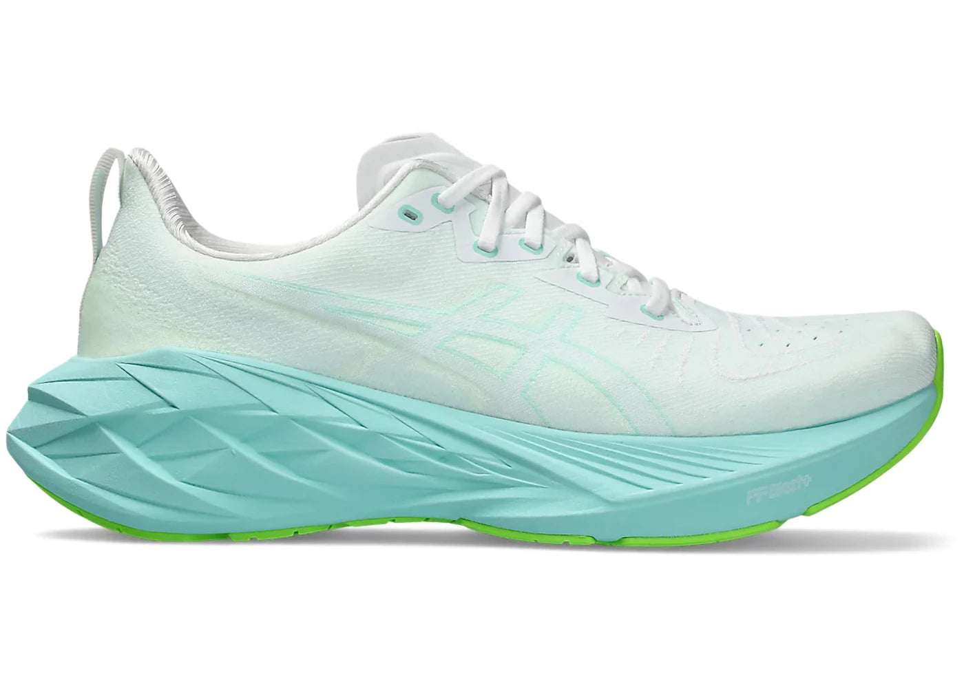 ASICS Novablast 4-White Illuminate Mint