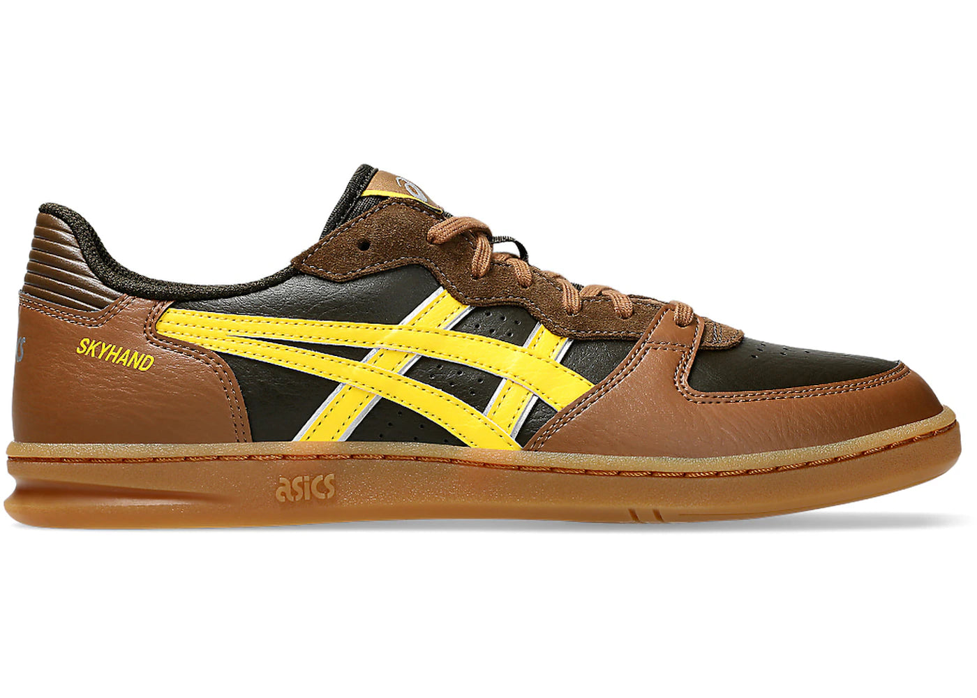 ASICS Skyhand OG-Black Coffee Tai Chi Yellow