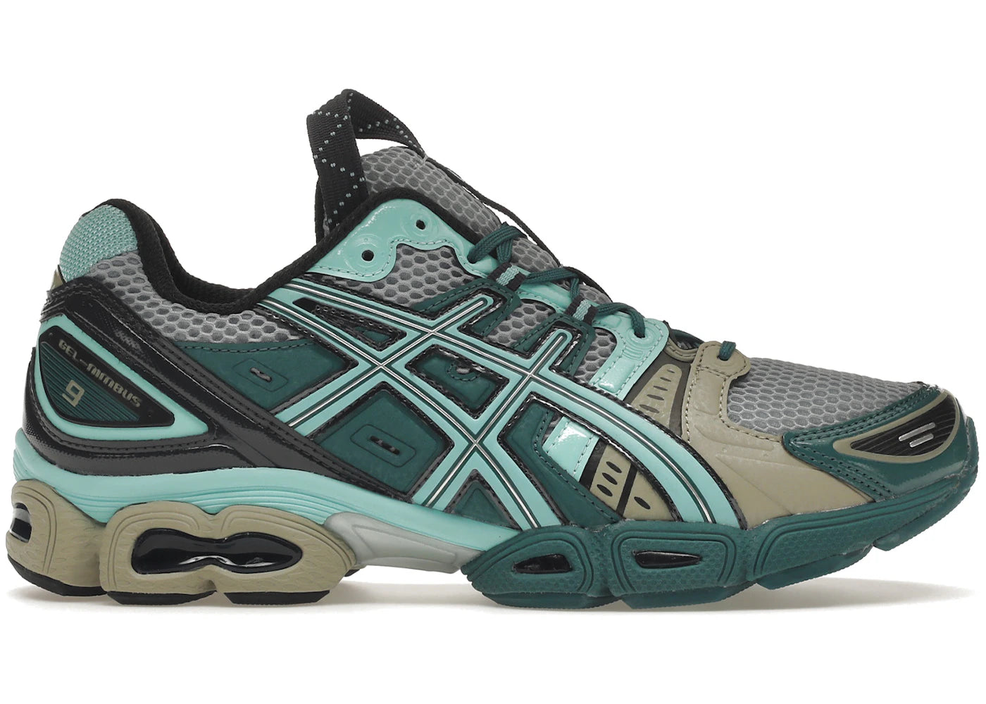 ASICS UB3-S Gel-Nimbus 9-Kiko Kostadinov Piedmont Grey Aruba Blue