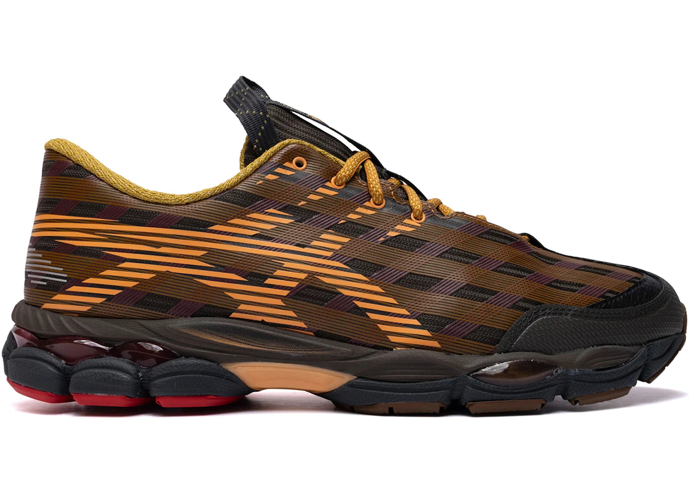 ASICS US8-S Gel-SJ33 Kiko Kostadinov Black Coffee Orange Lily - main view