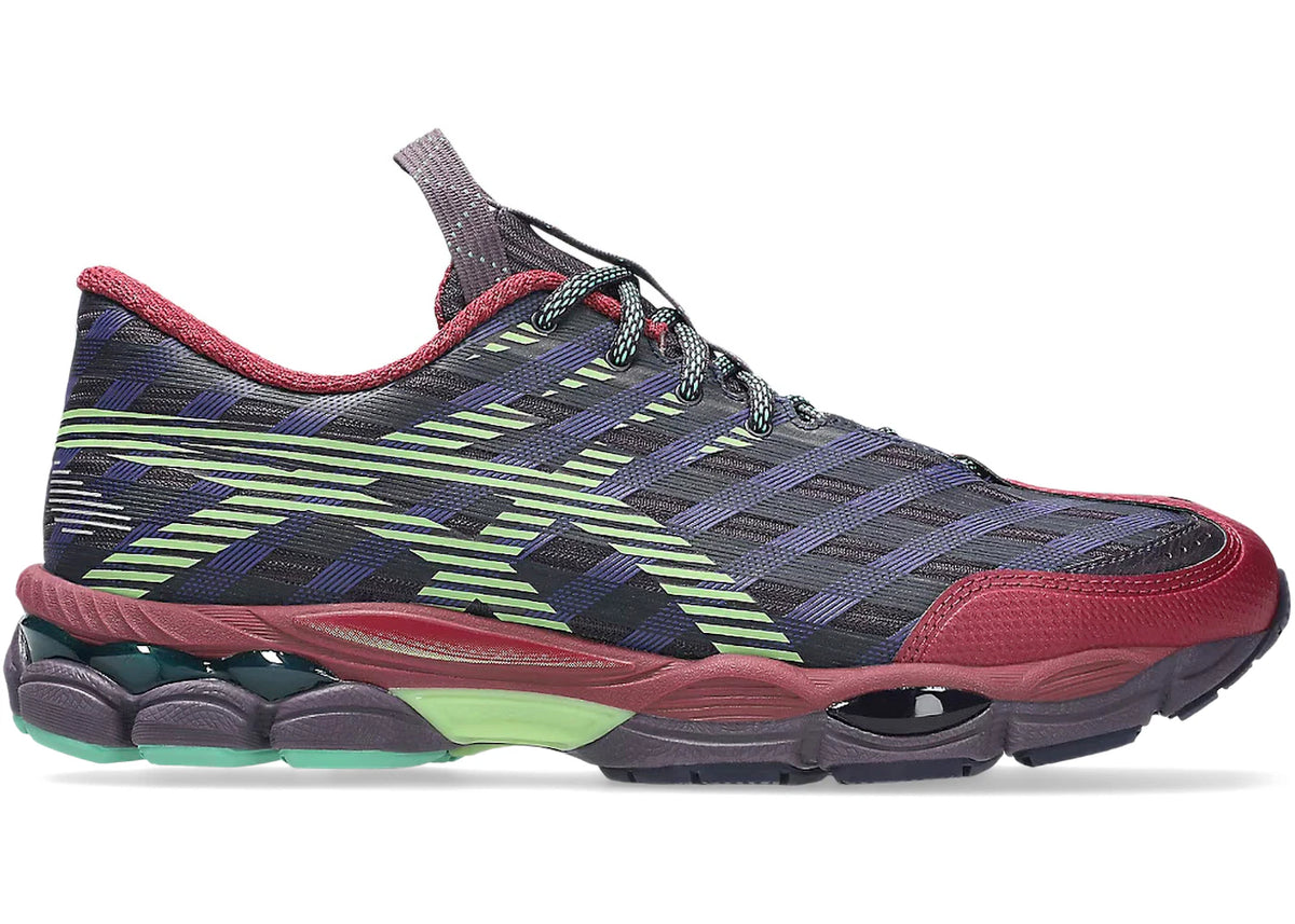 ASICS US8-S Gel-SJ33 Kiko Kostadinov Deep Plum Fresh Grass - main view
