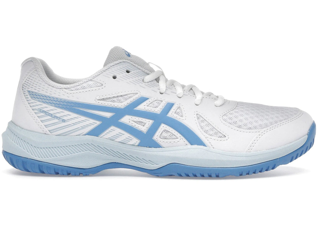 ASICS Upcourt 6 White Blue Coast - main view