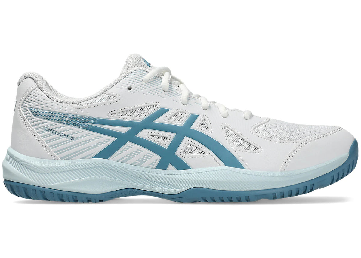 ASICS Upcourt 6 White Saba Blue - main view