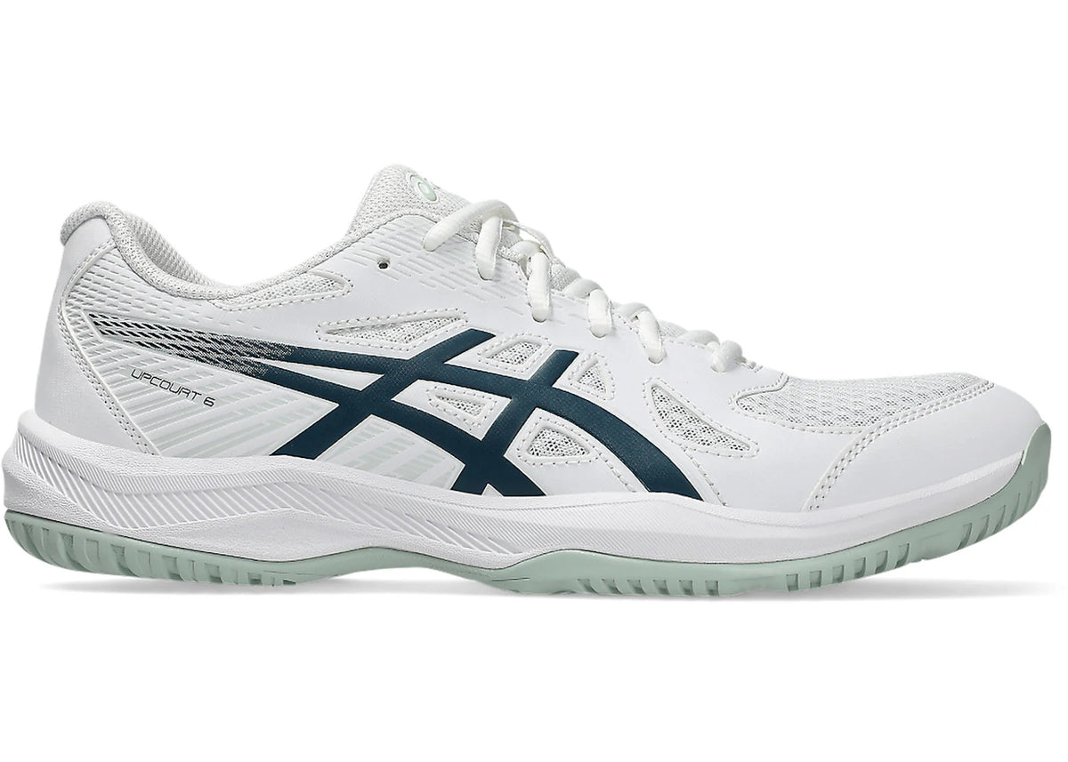 ASICS Upcourt 6 White Tranquil Teal - main view
