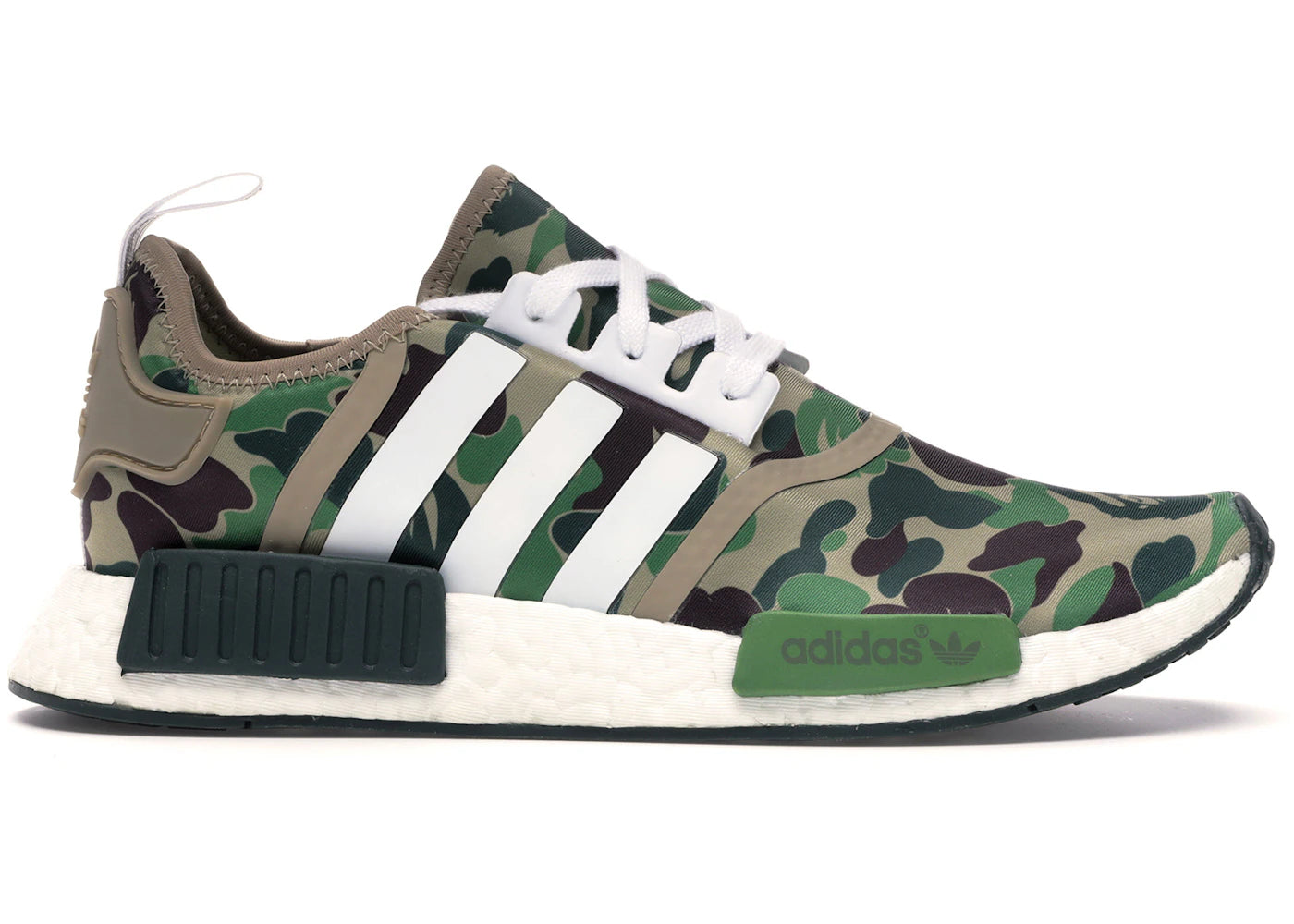 adidas NMD R1-Bape Olive Camo