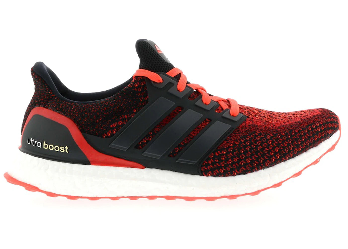 adidas Ultra Boost 2.0 Core Black Solar Red