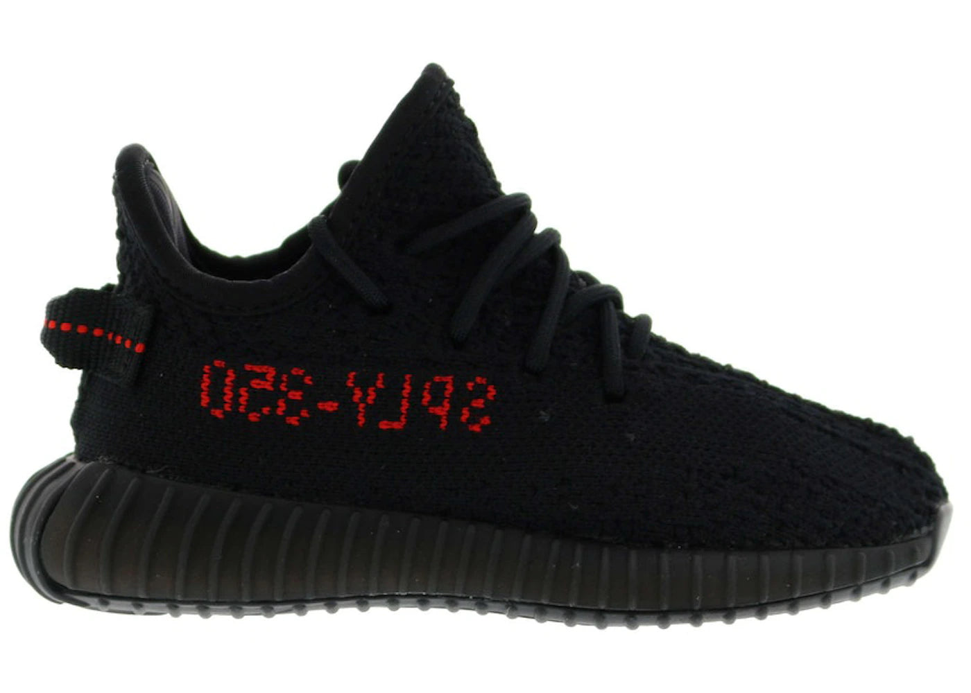 adidas Yeezy Boost 350 V2-Black Red (Infants)