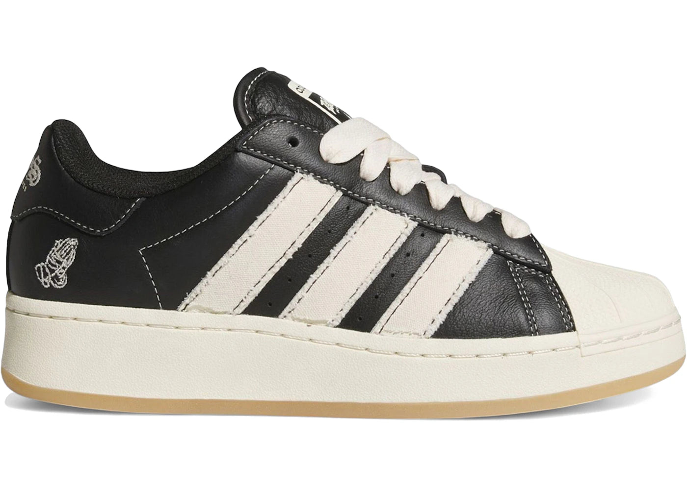 adidas Superstar XLG DIOS Noir Crème Blanc
