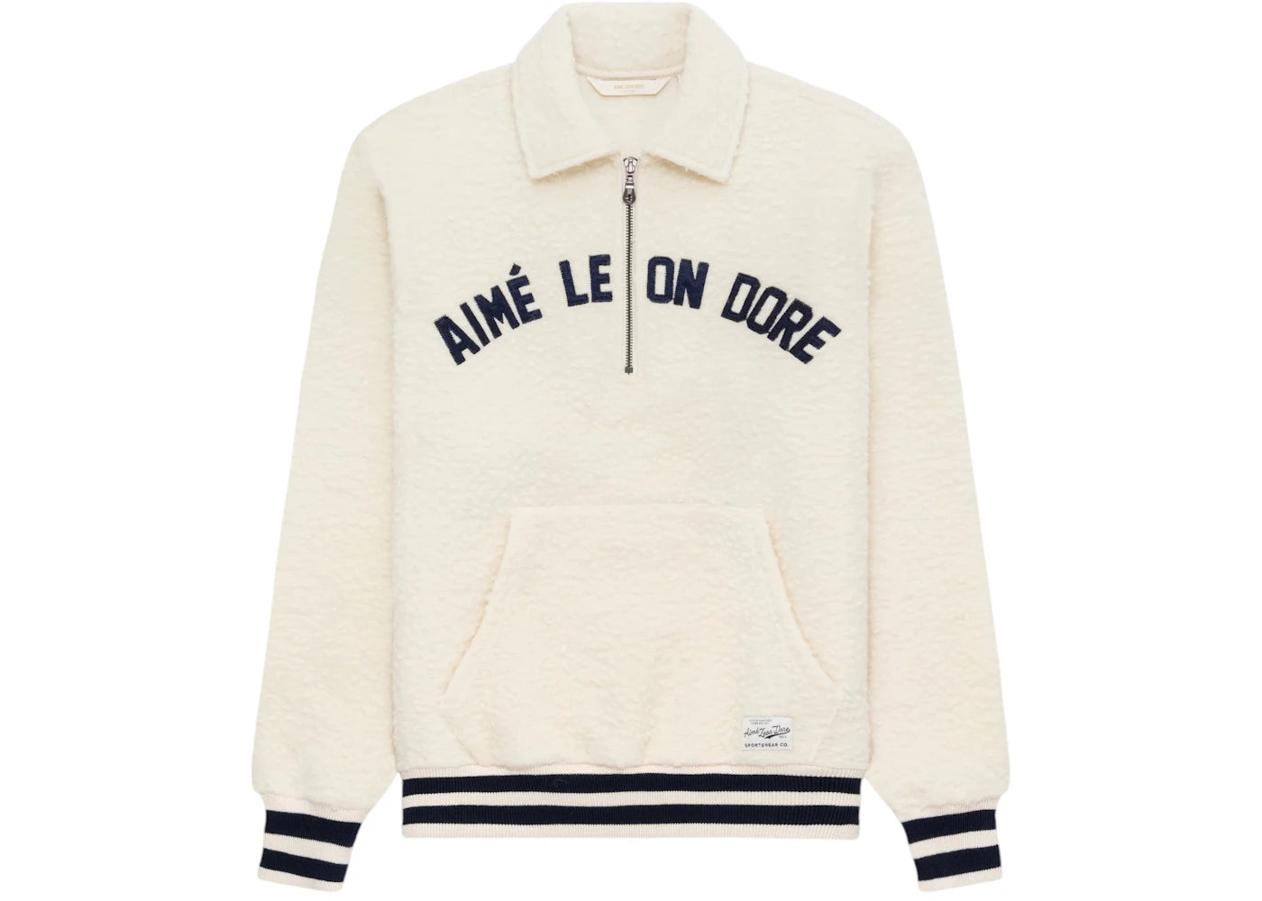 Aime Leon Dore Casentino Half-Zip Pullover-Cream