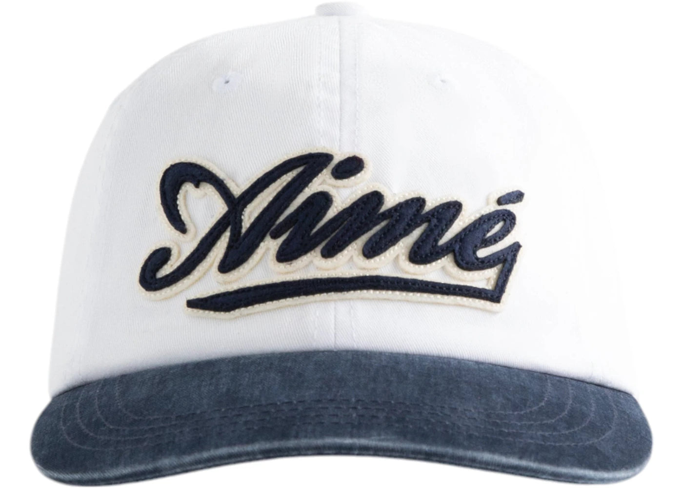 Aime Leon Dore Cycling Logo Hat-White/Navy