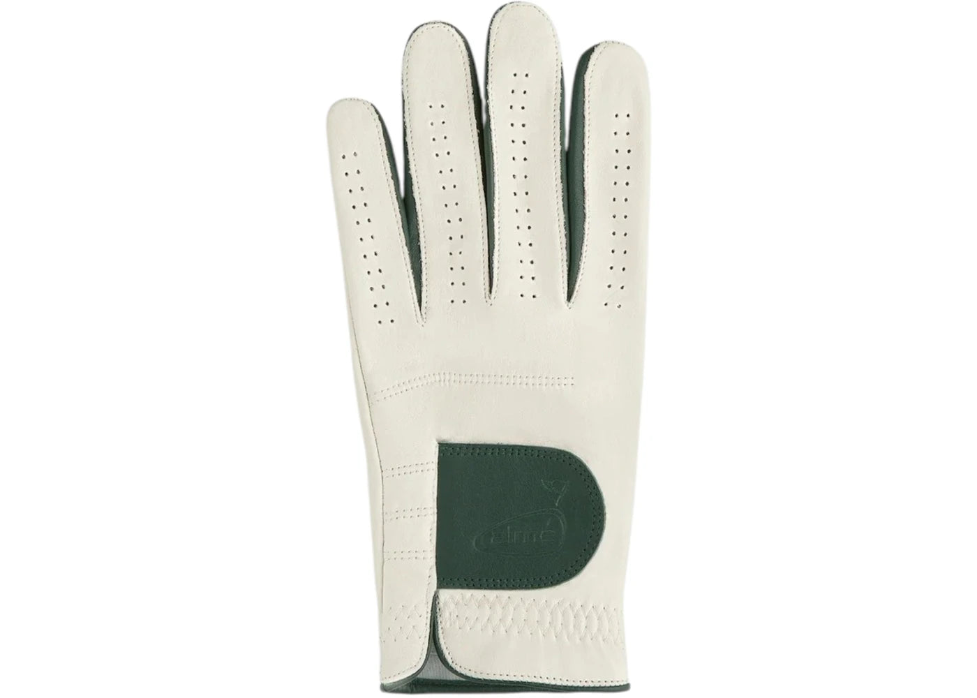 Aime Leon Dore Golf Leather Left Handed Glove-White/Black