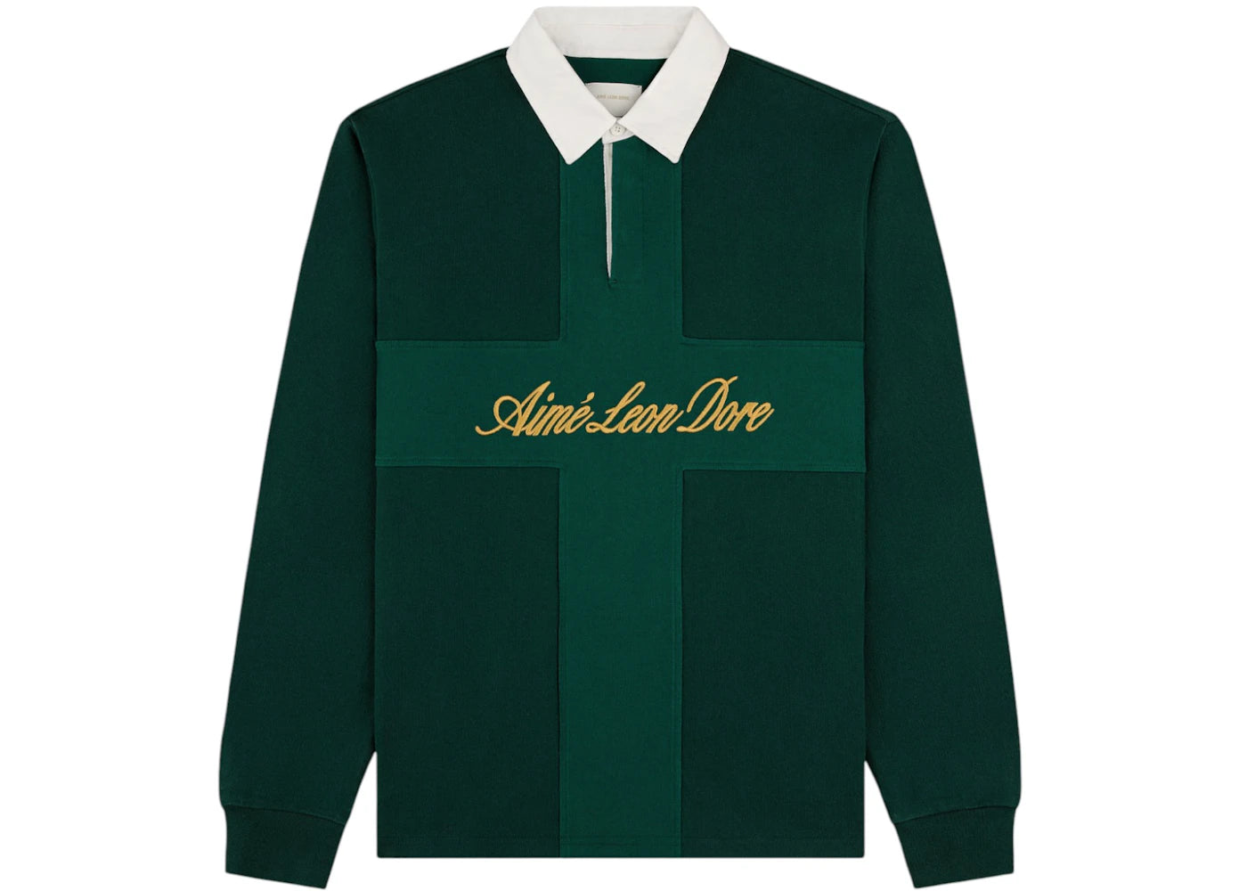Aime Leon Dore Paneled Sail Rugby Shirt-Pine Grove