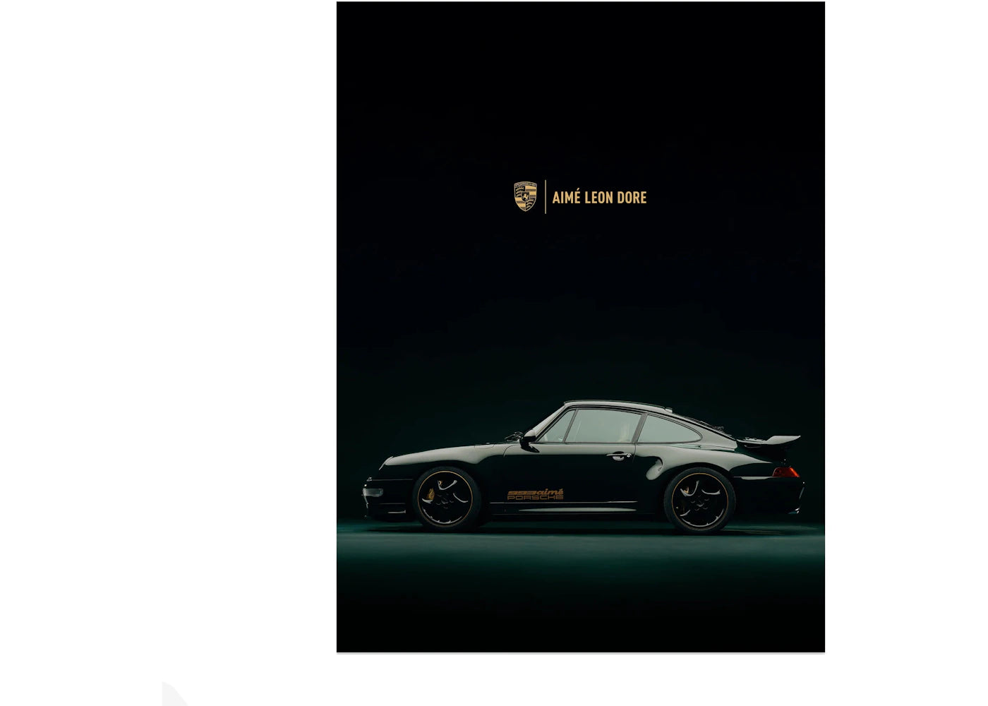 Aime Leon Dore Porsche 993 Turbo Poster Multicolor