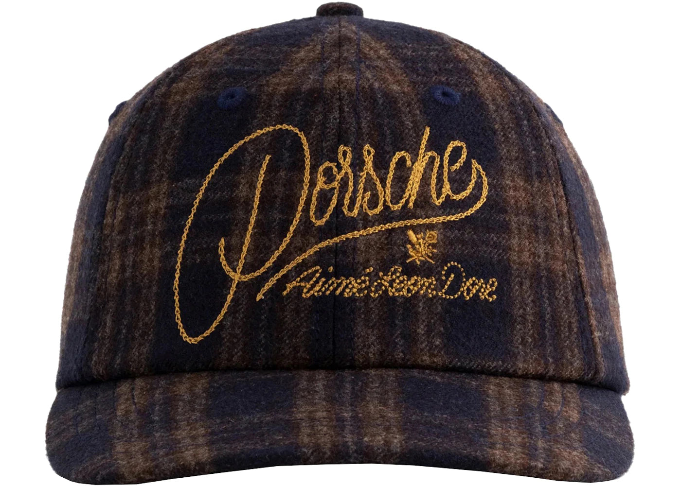Aime Leon Dore x Porsche 356 Plaid Wool Hat Navy
