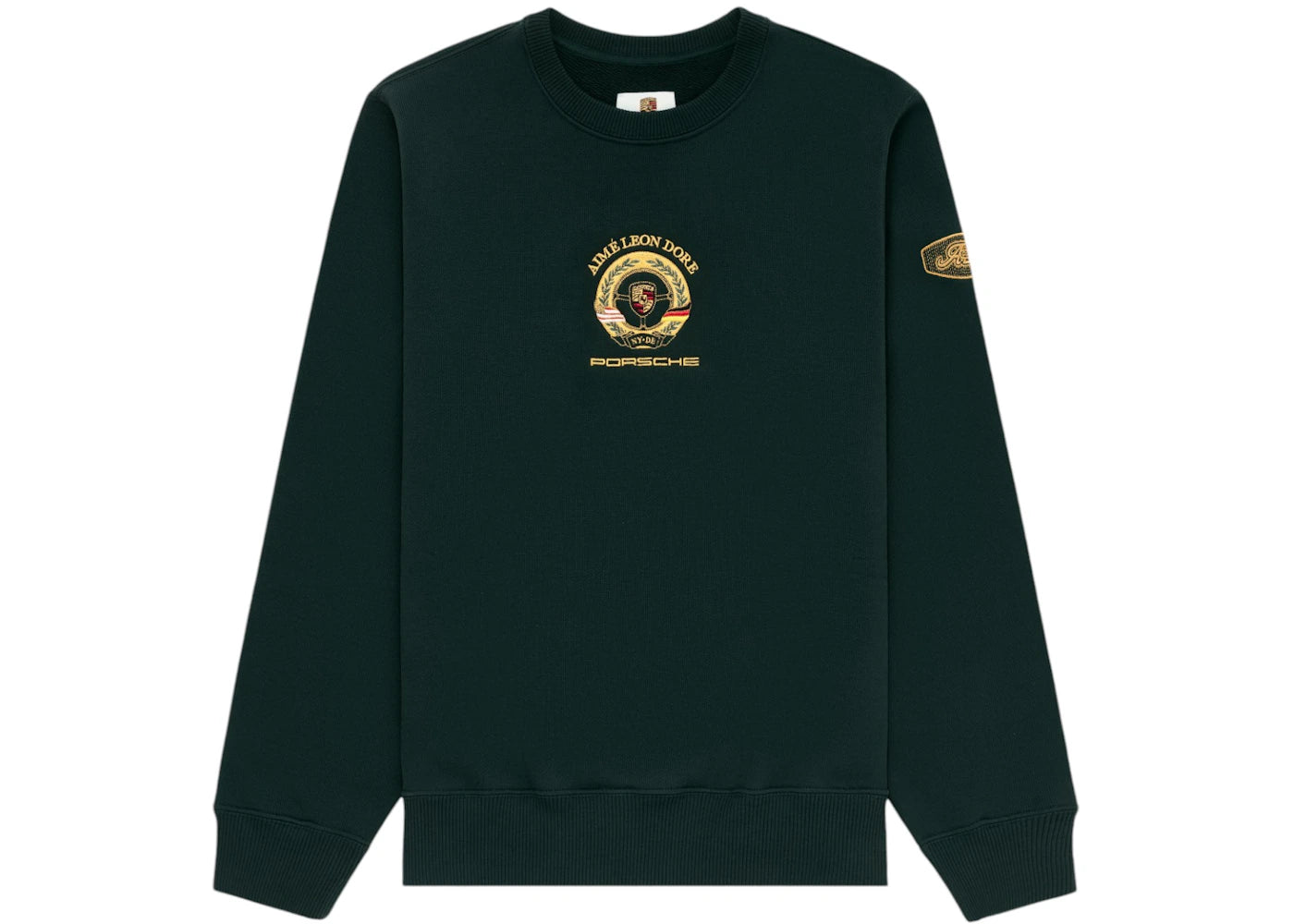 Aime Leon Dore x Porsche 993 Turbo Embroidered Crewneck Sweatshirt Pine Grove