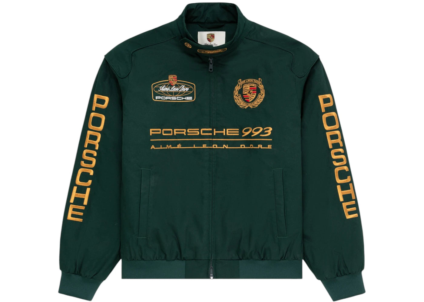 Aime Leon Dore x Porsche 993 Turbo Racing Jacket British Racing Green