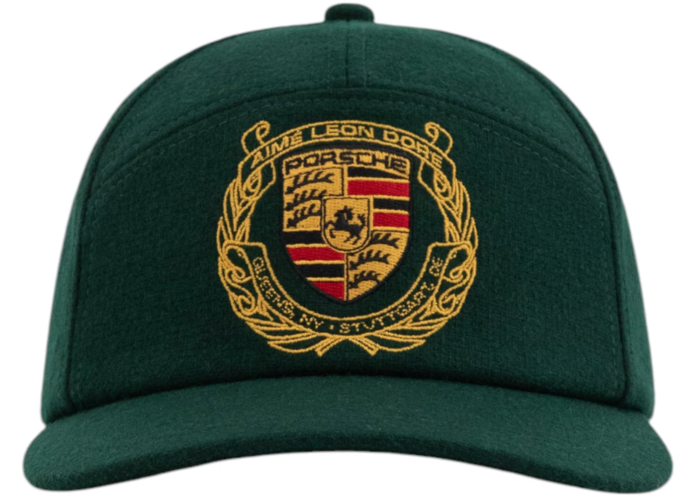 Aime Leon Dore x Porsche 993 Turbo Wool Wreath Hat British Racing Green