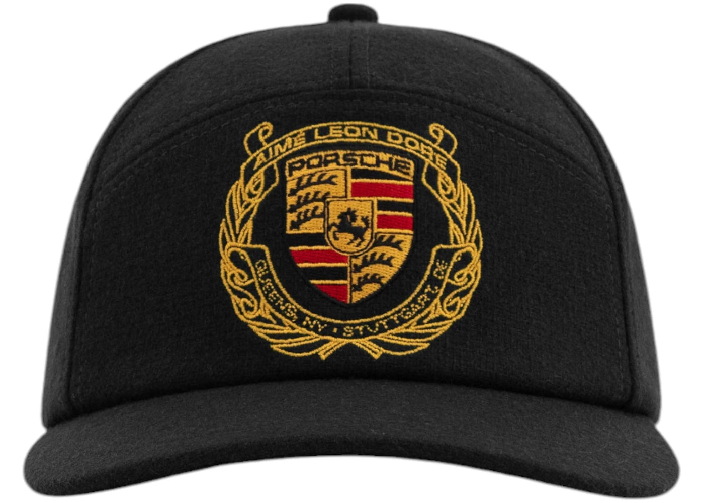 Aime Leon Dore x Porsche 993 Turbo Wool Wreath Hat-Jet Black