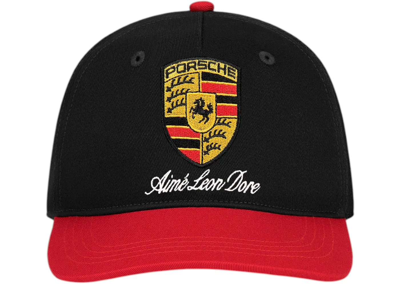 Aime Leon Dore x Porsche Colorblock Logo Hat Black