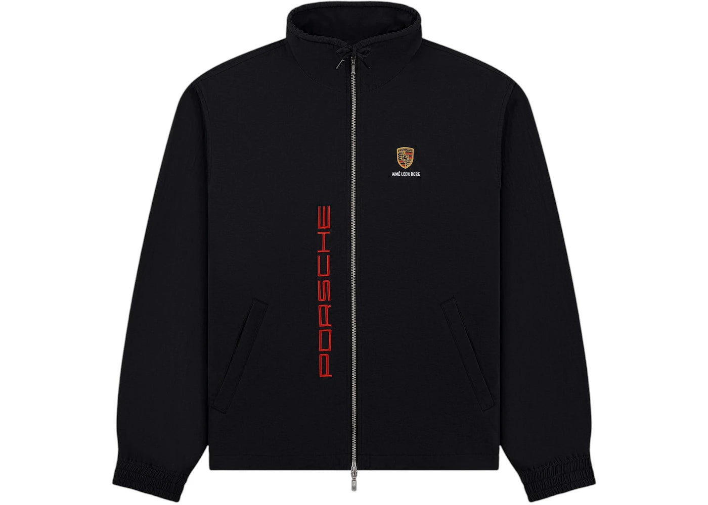 Aime Leon Dore x Porsche Nylon Track Jacket Black