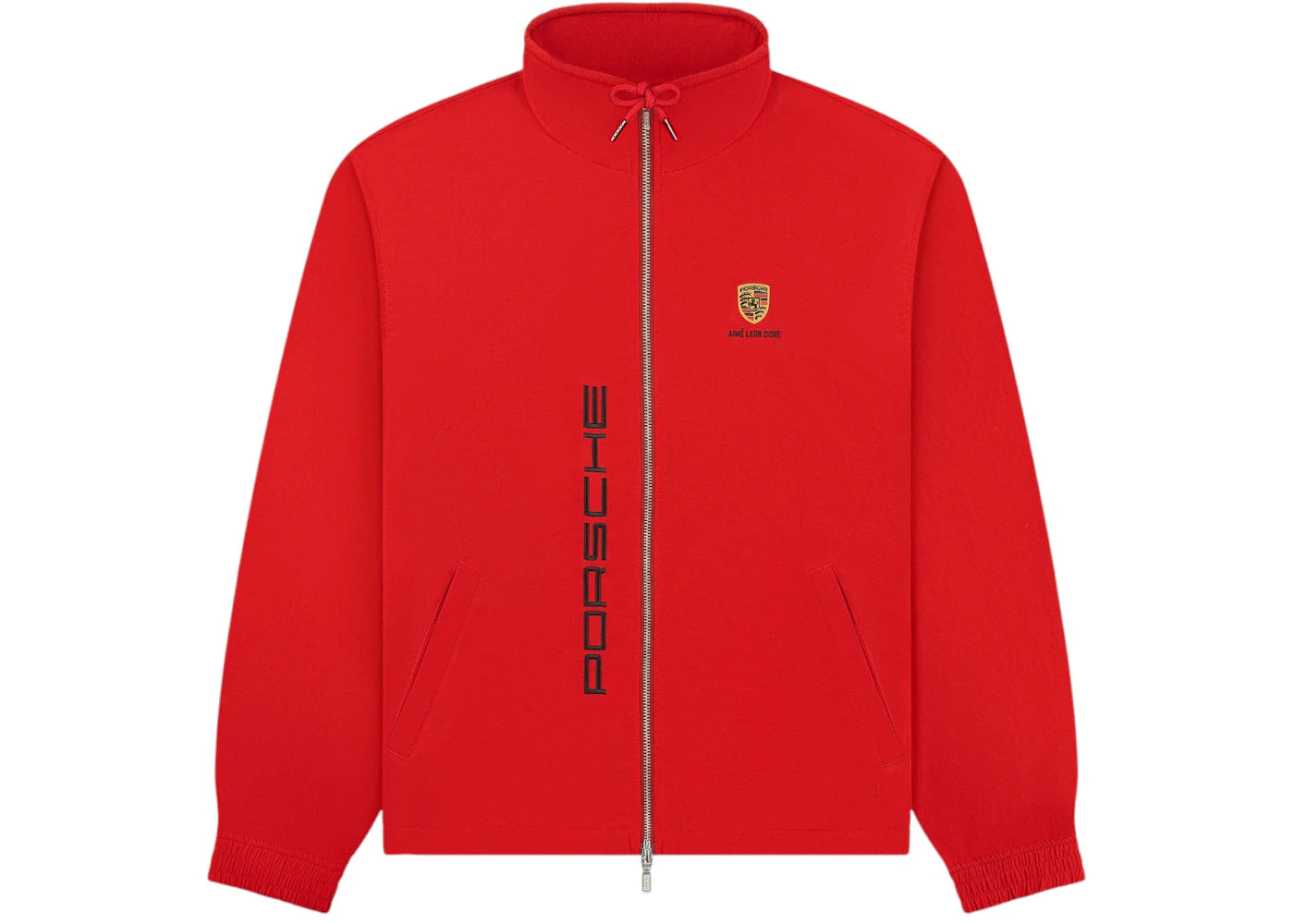Aime Leon Dore x Porsche Nylon Track Jacket Red