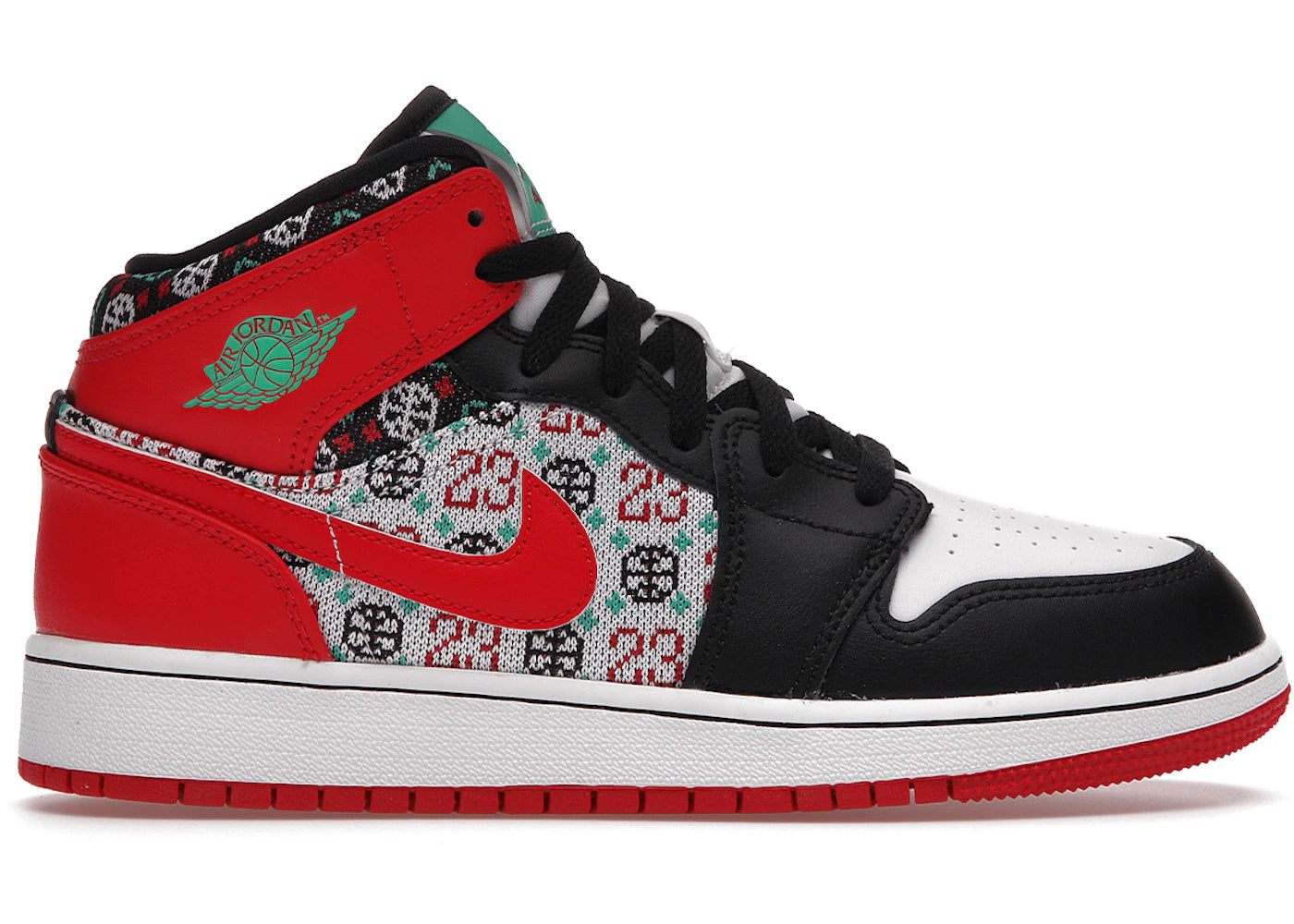 Jordan 1 Mid SE-Ugly Christmas Sweater (GS)