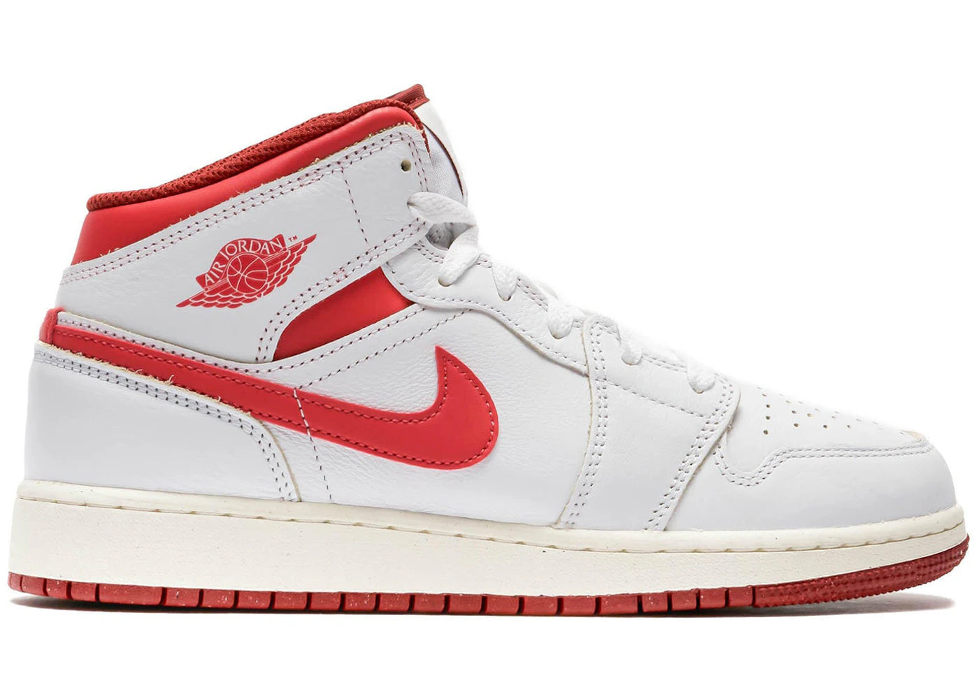 Jordan 1 Mid SE-White Dune Red (GS)