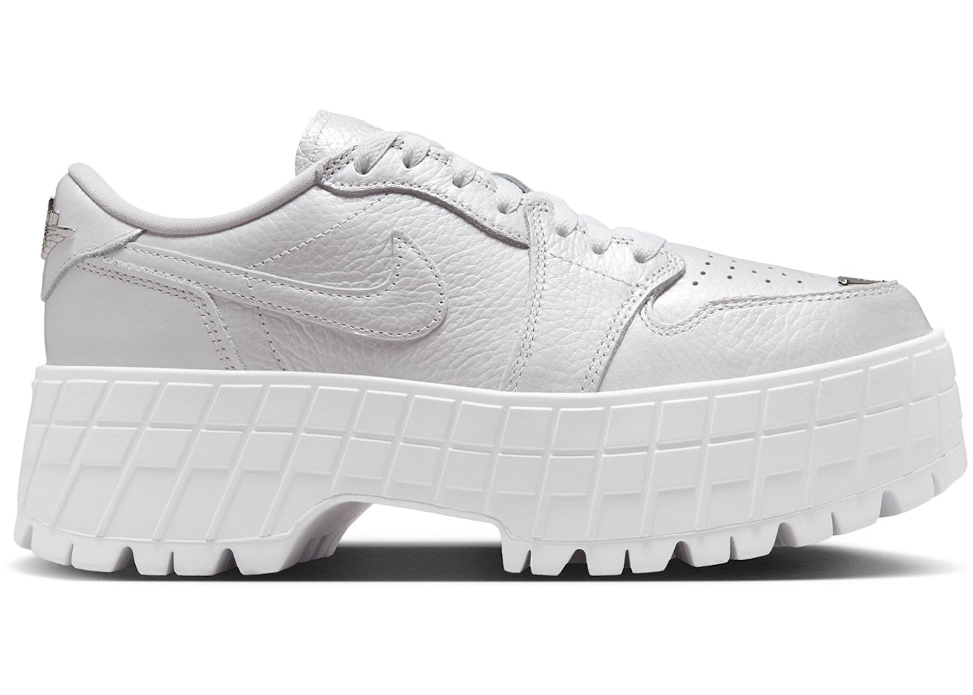 Jordan 1 Brooklyn Low-White Metallic Silver (Women's)