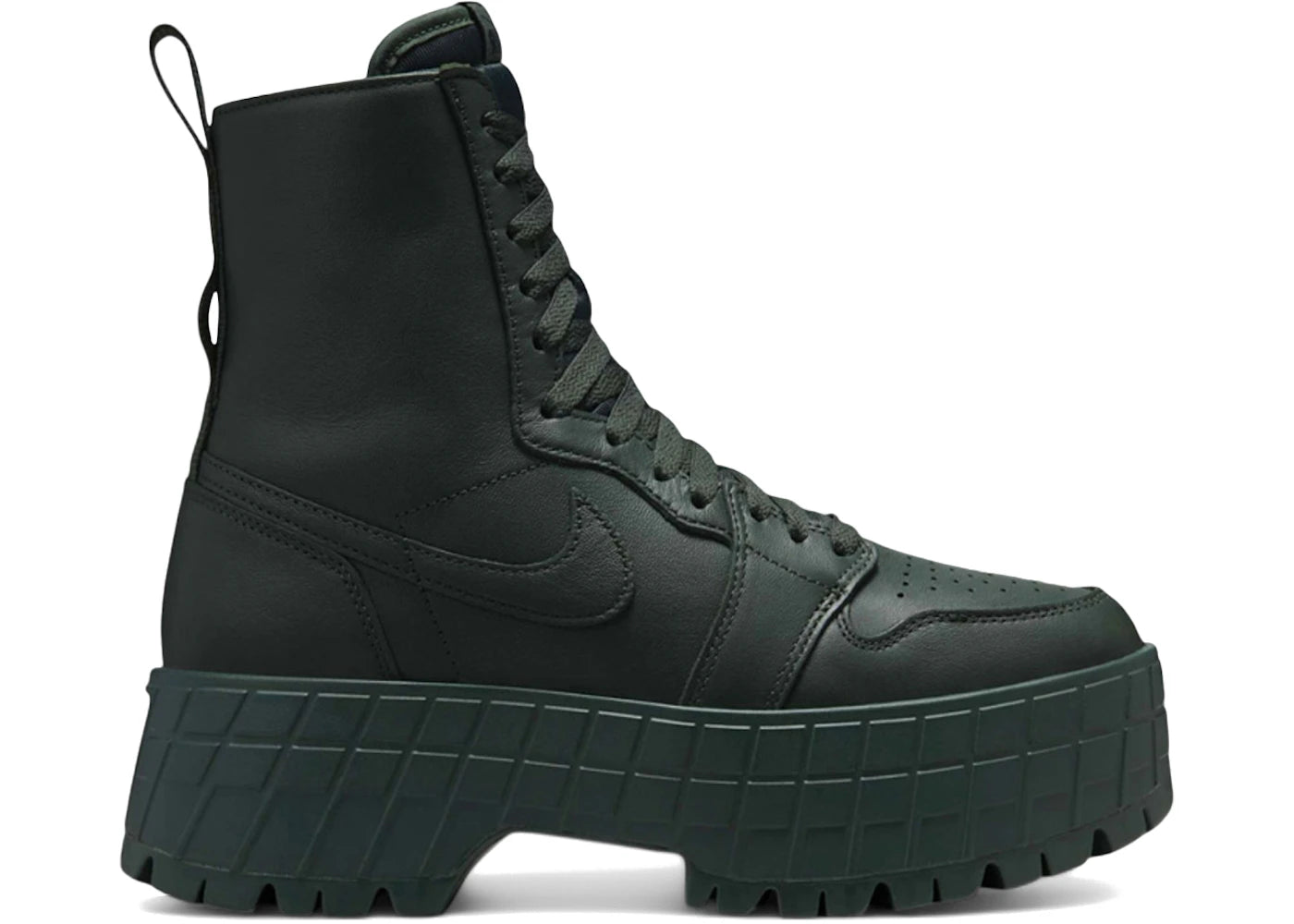 Jordan 1 High Brooklyn-Dark Spruce Green (Women's)