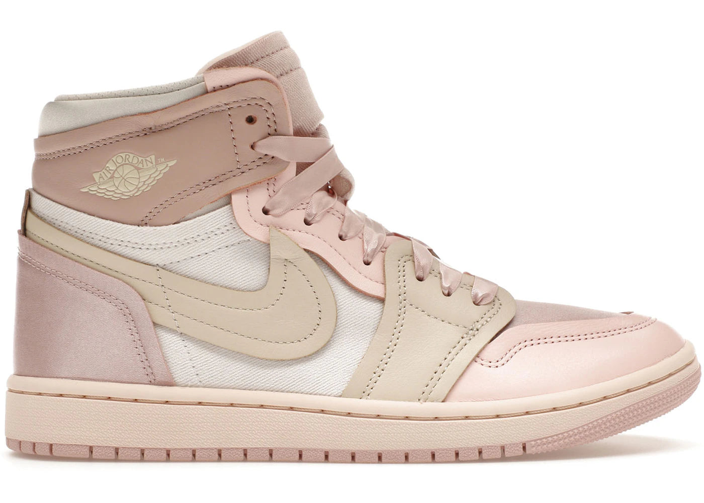 Jordan 1 High-Method Of Make Pink Oxford (Women's)