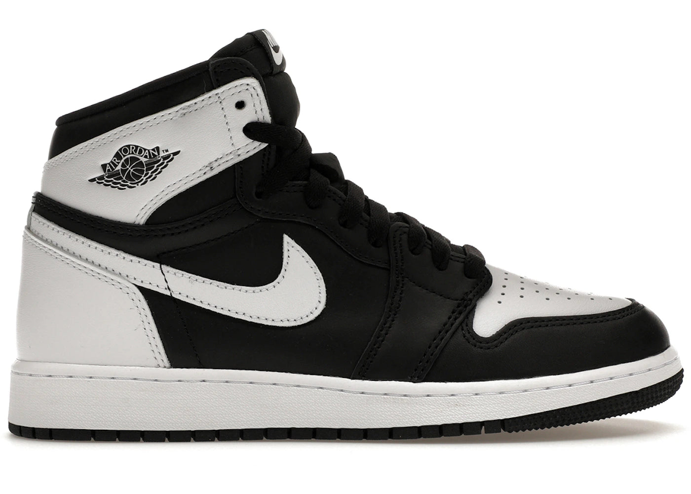 Jordan 1 Retro High OG-Black White (GS)