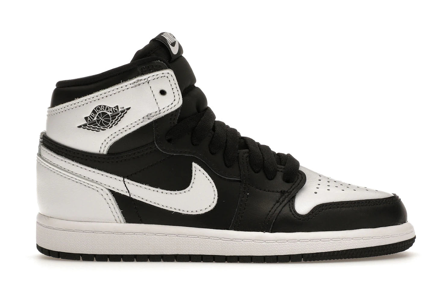 Jordan 1 Retro High OG-Black White (PS)