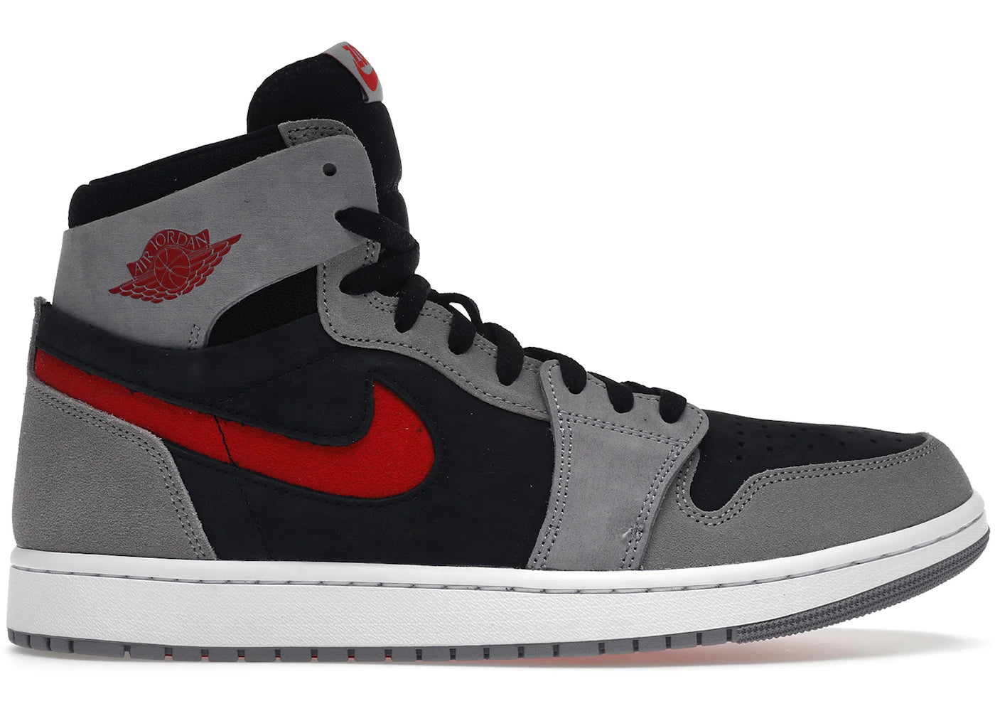 Jordan 1 High Zoom Air CMFT 2-Black Fire Red Cement