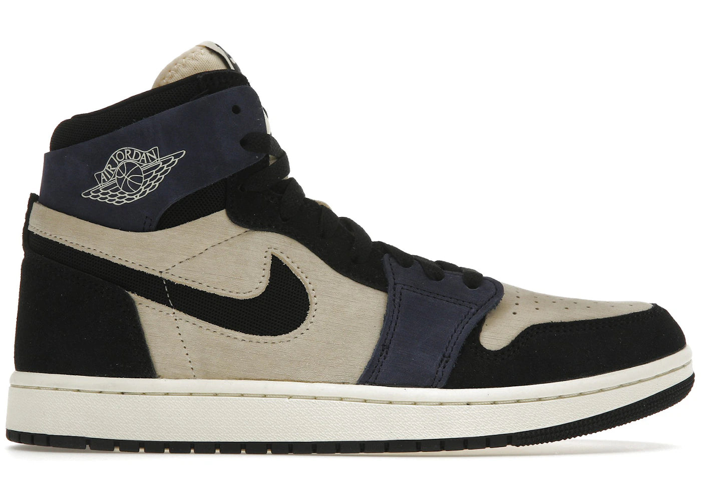 Jordan 1 High Zoom Air CMFT 2-Muslin Blackened Blue
