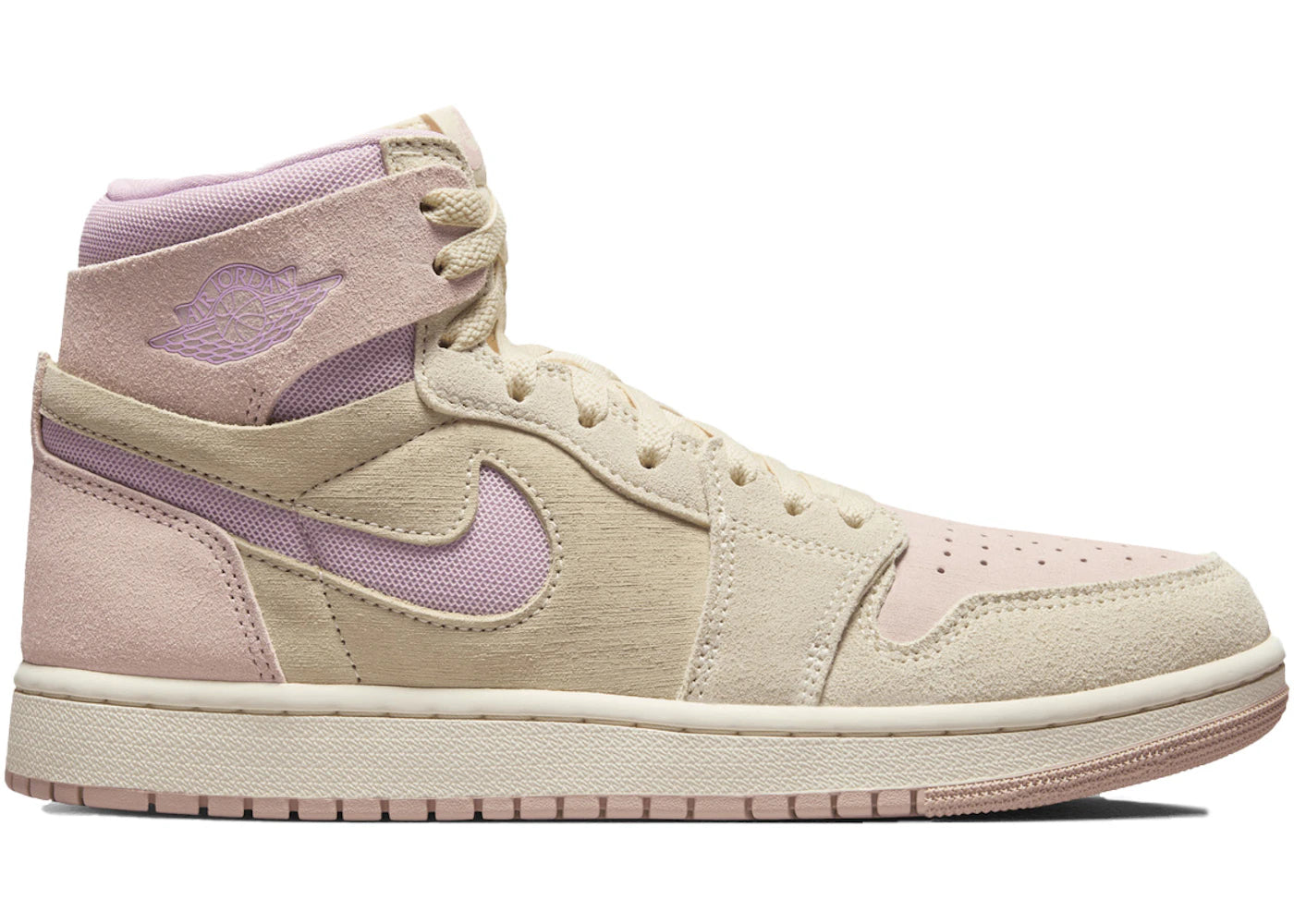 Jordan 1 High Zoom Air CMFT 2-Muslin Plum Chalk (Women's)