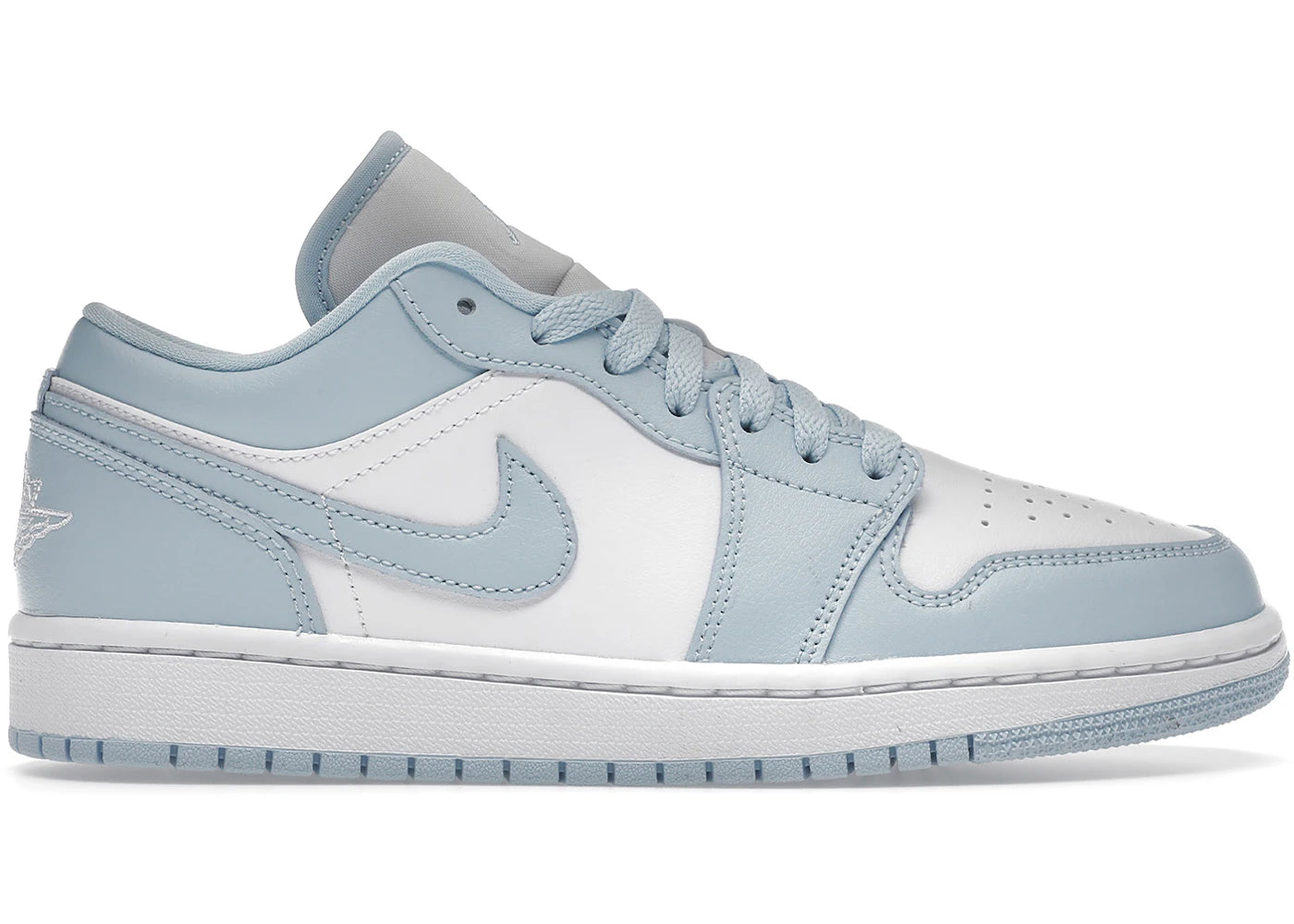 Jordan 1 Low-White Ice Blue (Women's)