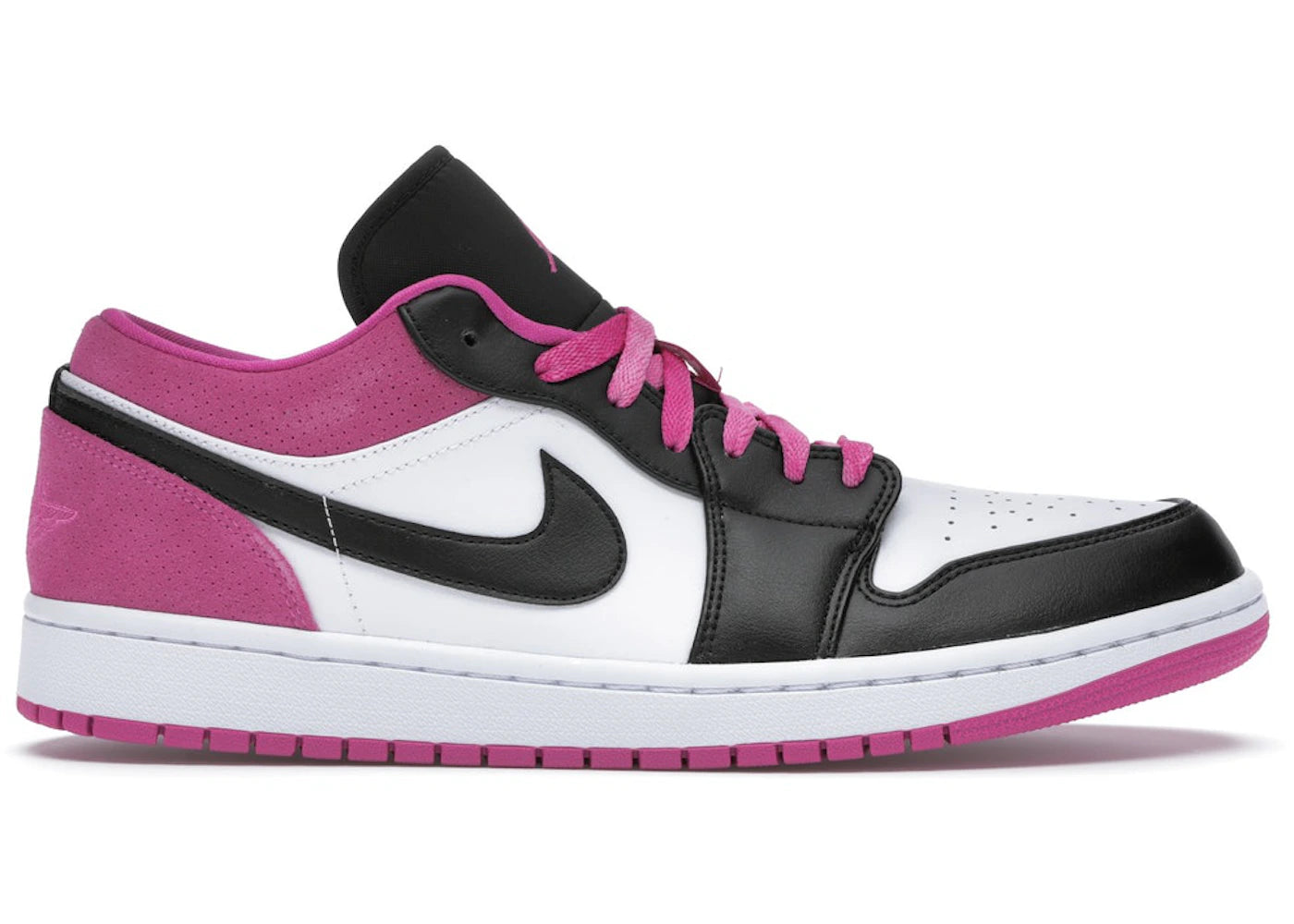 Jordan 1 Low-Black Active Fuchsia