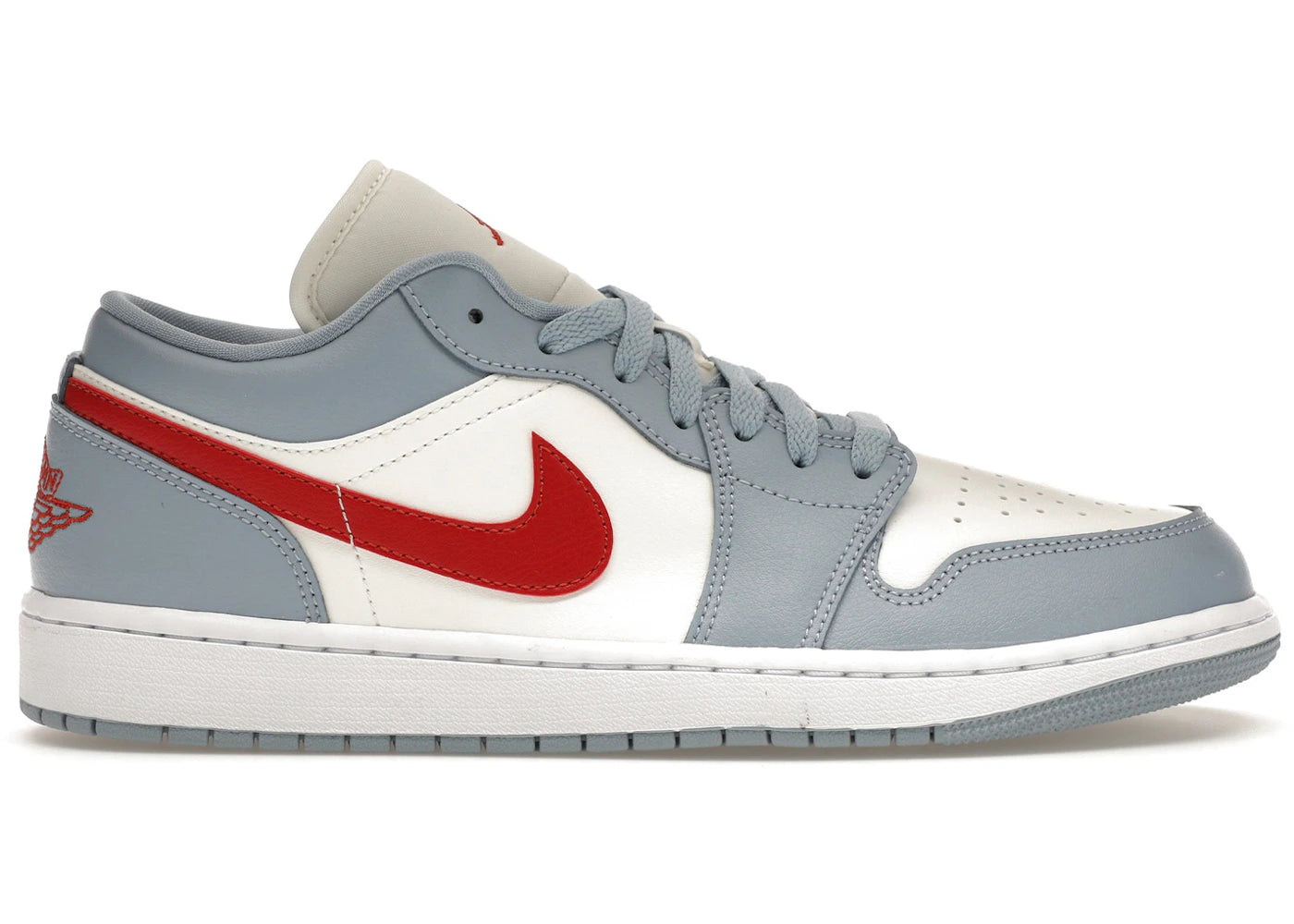 Jordan 1 Low-Blue Whisper Dune Red (Women's)