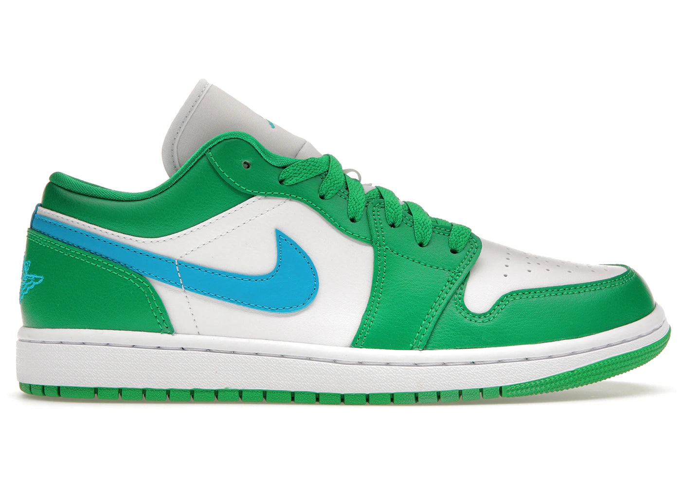 Jordan 1 Low-Lucky Green Aquatone (Femme)